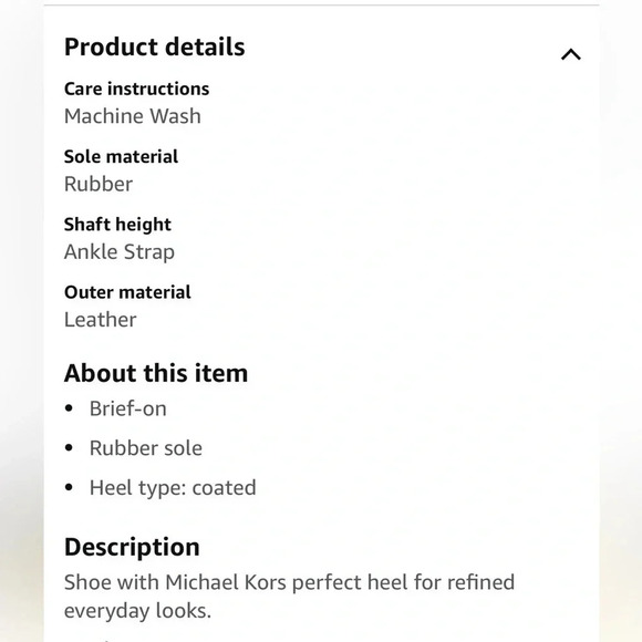 Michael Kors Alina Flex Pump Heels Pale Gold NIB Size 8 Reptile Print Leather - Picture 5 of 6